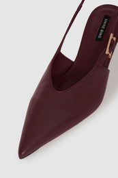 ANINE BING - Nelly Slingback Buckle - Fig detail view