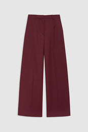 ANINE BING Paola Trouser - Burgundy - front view