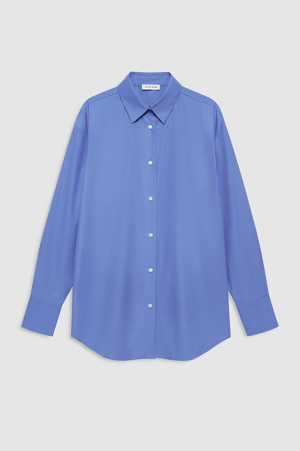 ANINE BING Plaza Shirt - Lavanda Blue - front view