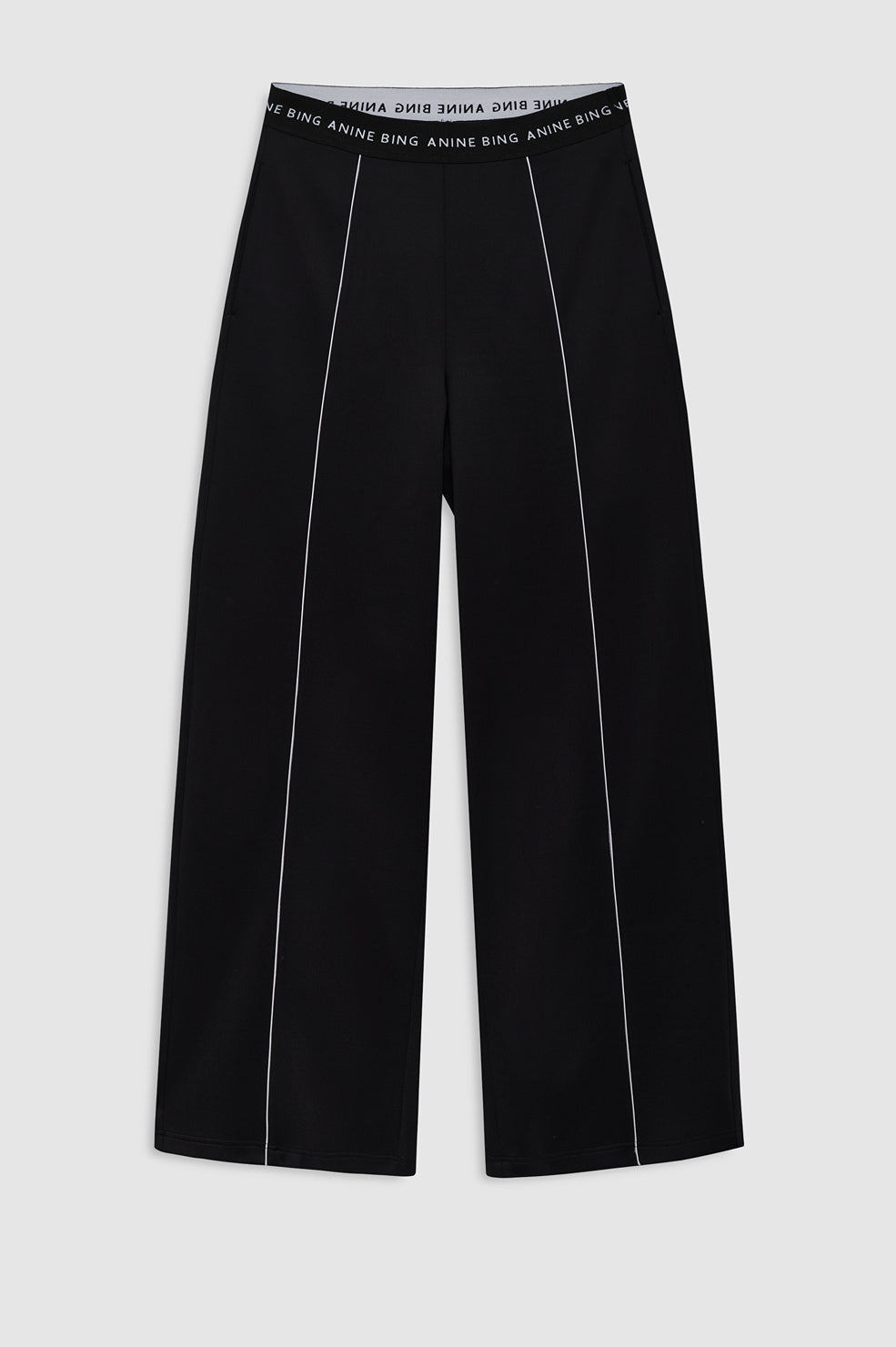 ANINE BING Sari Jogger - Black - front view