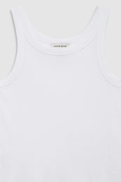 ANINE BING Sixtine Tank Top - White - detail view