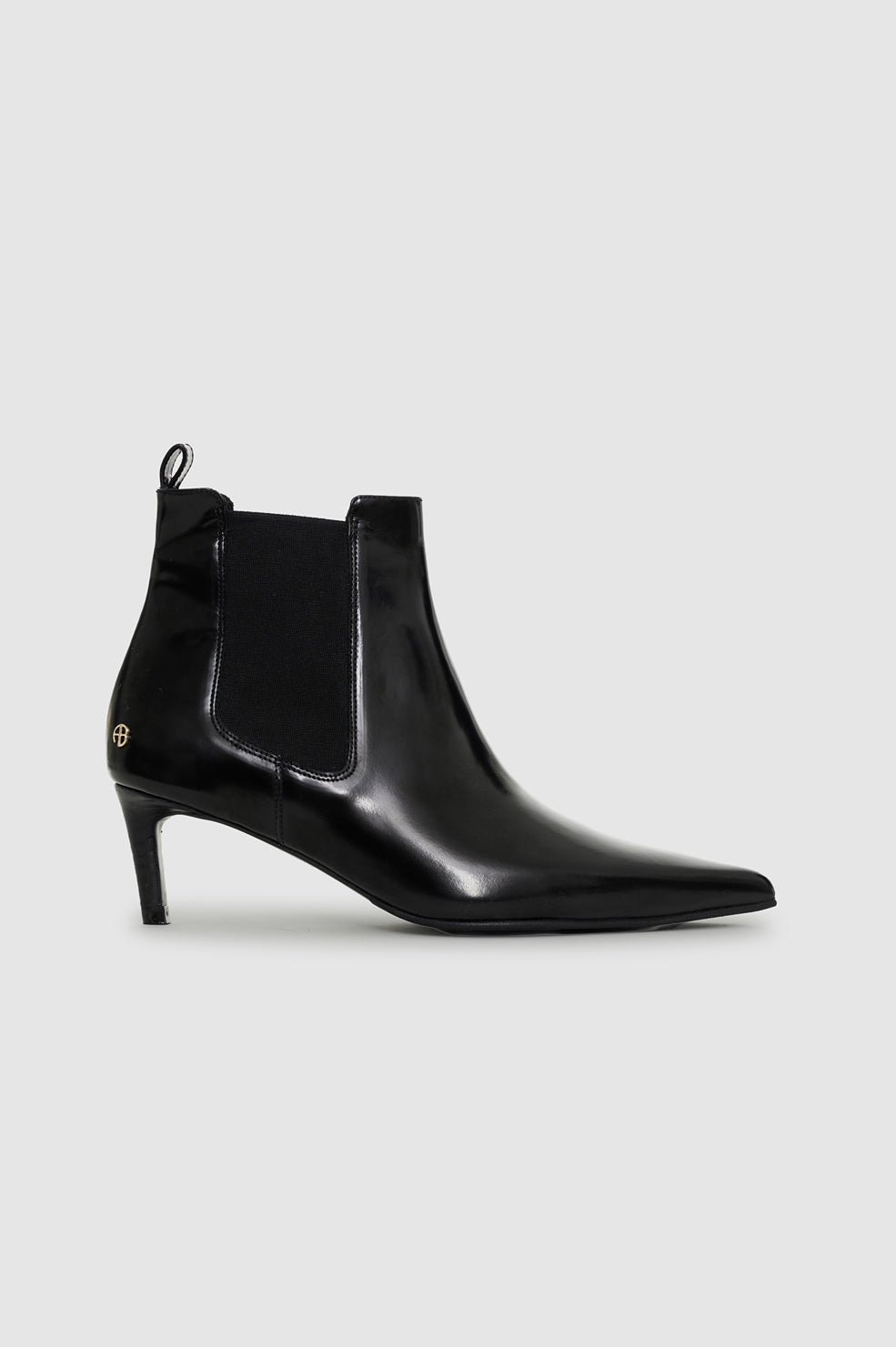 ANINE BING Stevie Boots - Black - front view