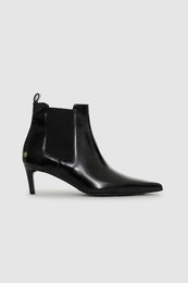 ANINE BING Stevie Boots - Black - front view