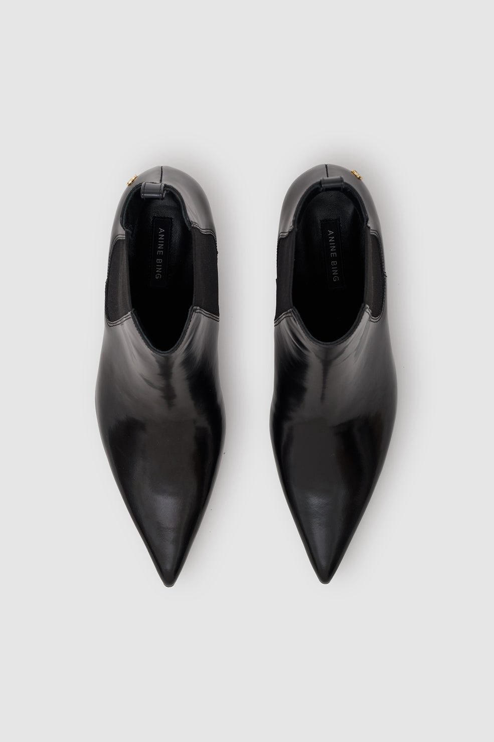 ANINE BING Stevie Boots - Black - top pair view
