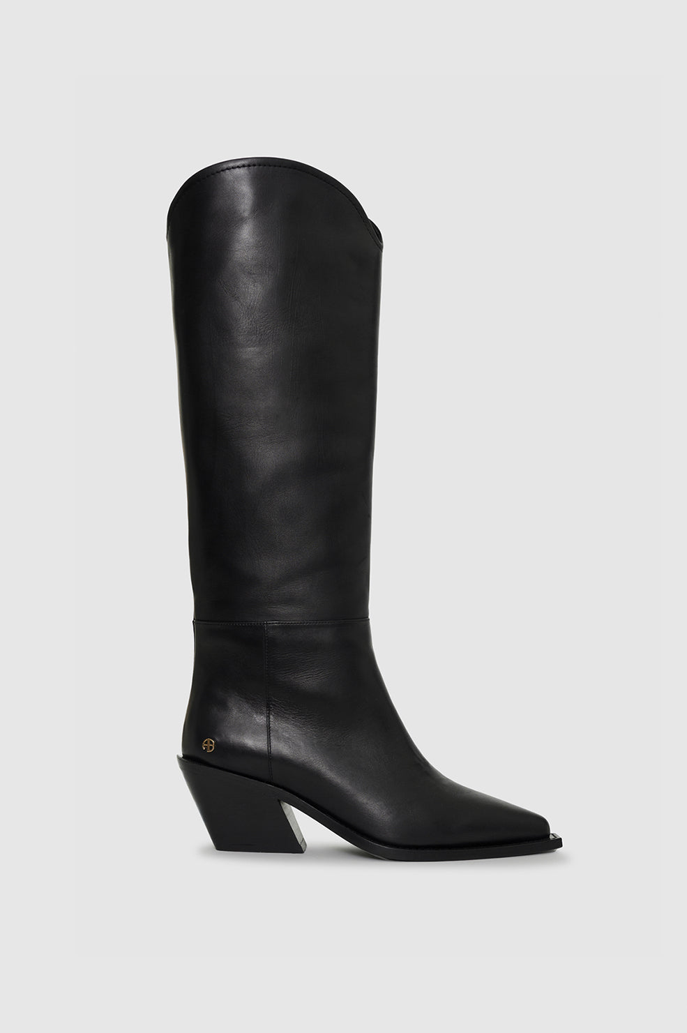 Tall Tania Soft Boots Smooth Leather - Black