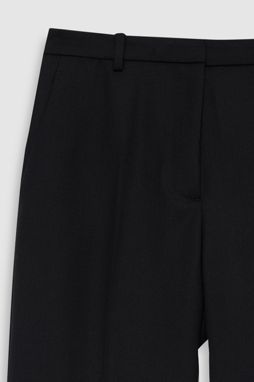ANINE BING Thomas Trouser - Black - detail view