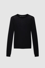 ANINE BING Tiana Sweater - Black - front view