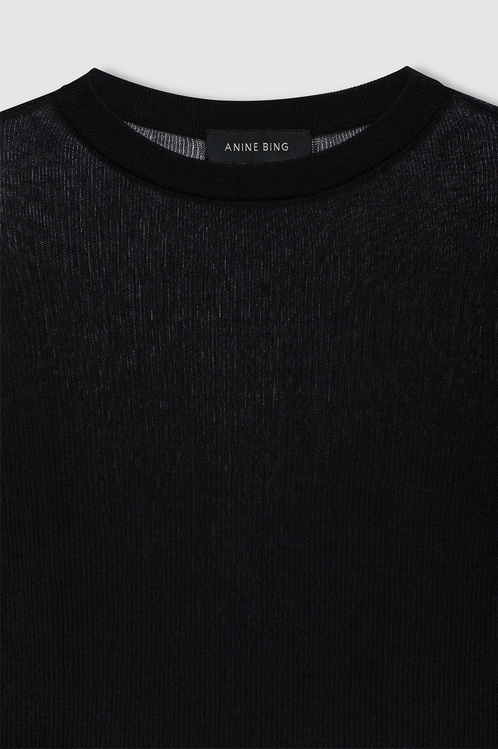 ANINE BING Tiana Sweater - Black - detail view
