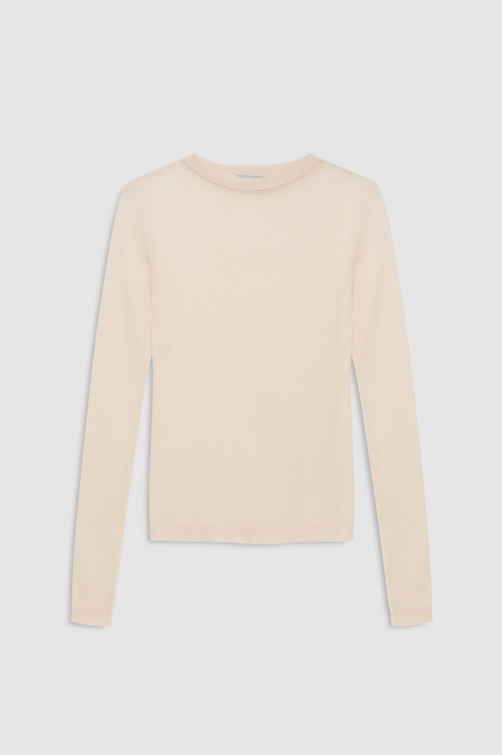 ANINE BING Tiana Sweater - Ecru - front view