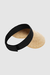 ANINE BING Venus Visor - Natural - back view