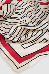ANINE BING York Scarf Anine Bing - Tango Red - detail view
