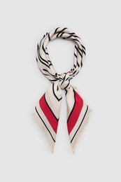 ANINE BING York Scarf Anine Bing - Tango Red - rolled up view