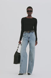 ANINE BING Jane Top - Black - On Model Video