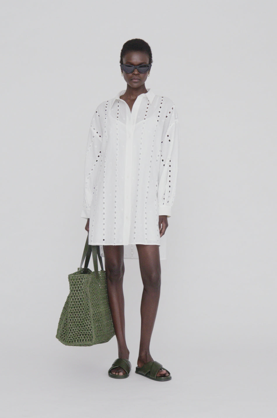 anine bing t shirt dress Anine bing dress outfit