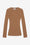 ANINE BING Cecily Top - Camel - Front View