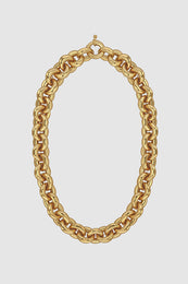 ANINE BING AB X MVB Rope Link Necklace - Gold - Front View