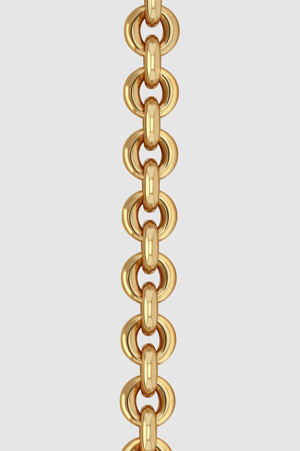 ANINE BING AB X MVB Rope Link Necklace - Gold - Detail View
