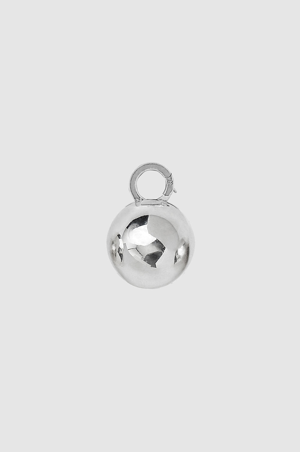 ANINE BING Ball Charm - Silver - Front View