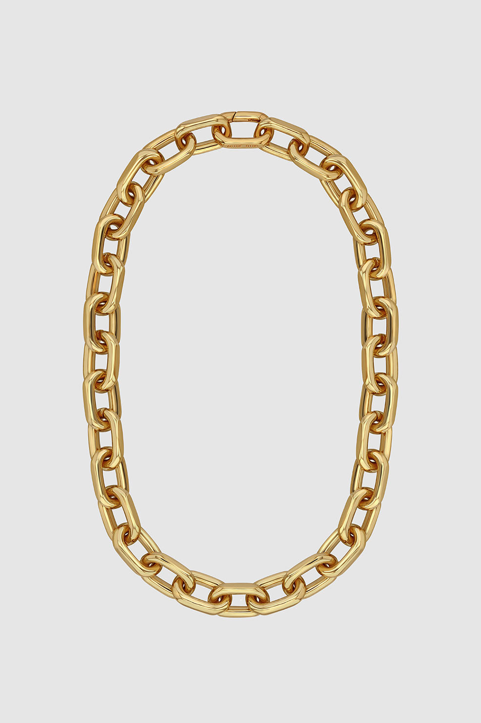 ANINE BING Bold Link Necklace - Gold - Front View