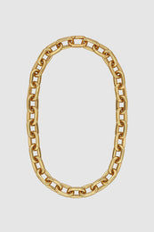 ANINE BING Bold Link Necklace - Gold - Front View
