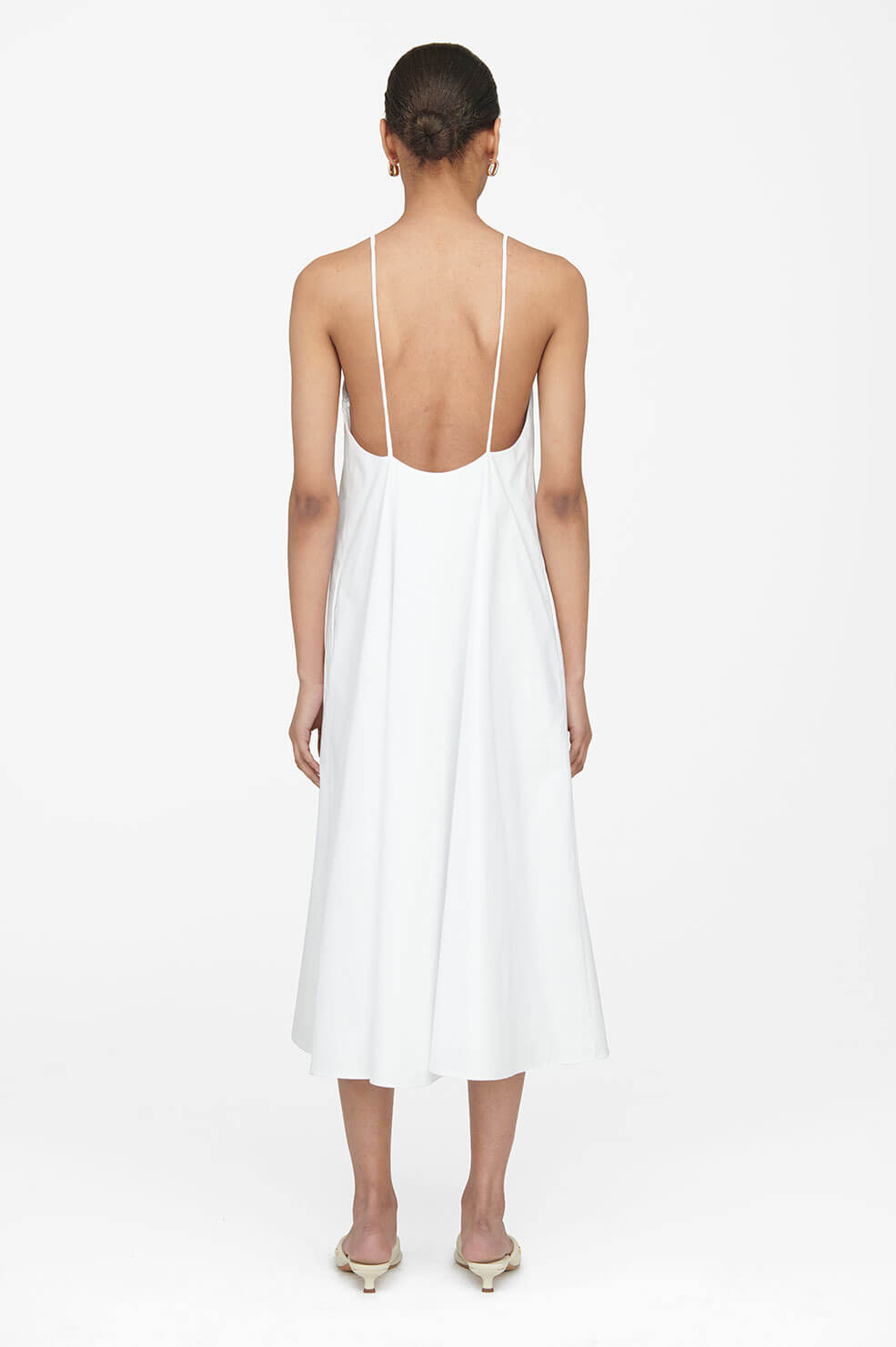 ANINE BING Bree Dress - White - On Model Back