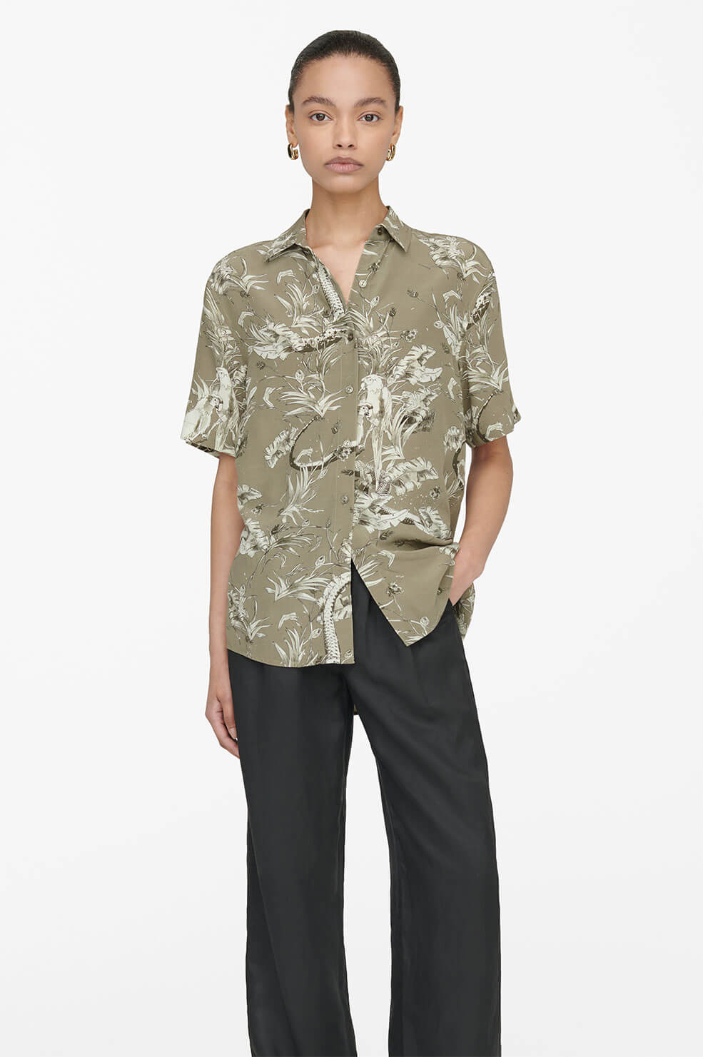 Bruni Shirt - Tropical Print