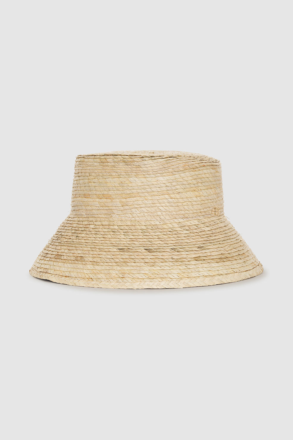 ANINE BING Cabana Bucket Hat - Natural - Front View