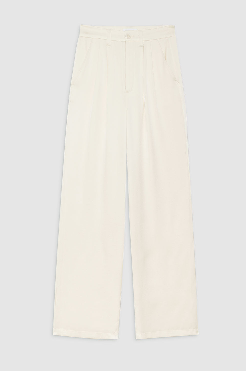 ANINE BING Carrie Pant - Oyster - Front View