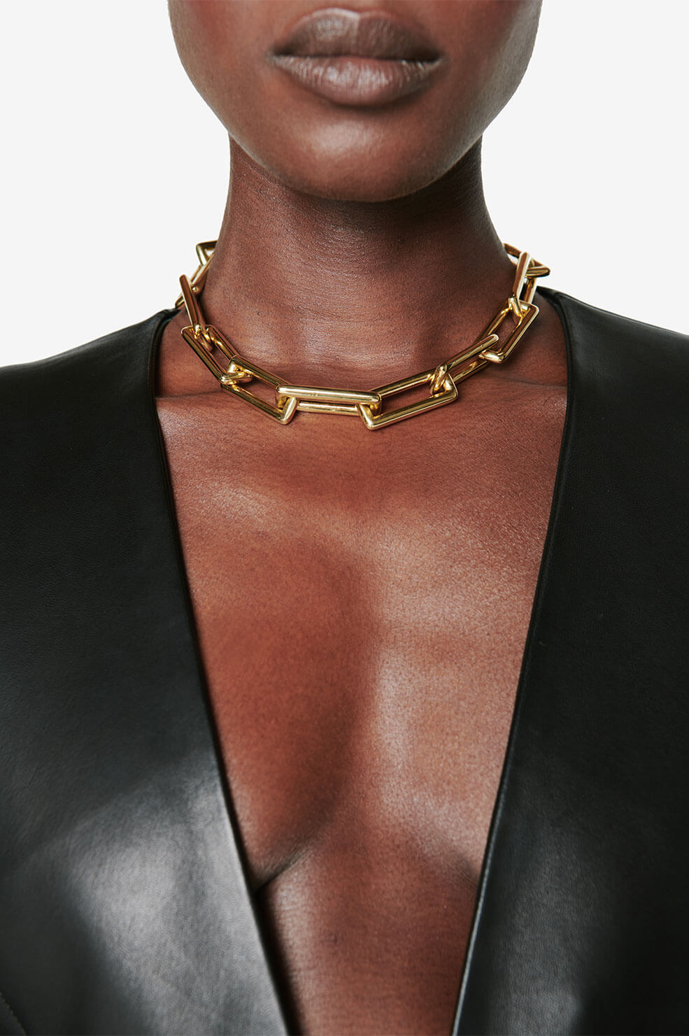 ANINE BING Chunky Link Necklace - Gold