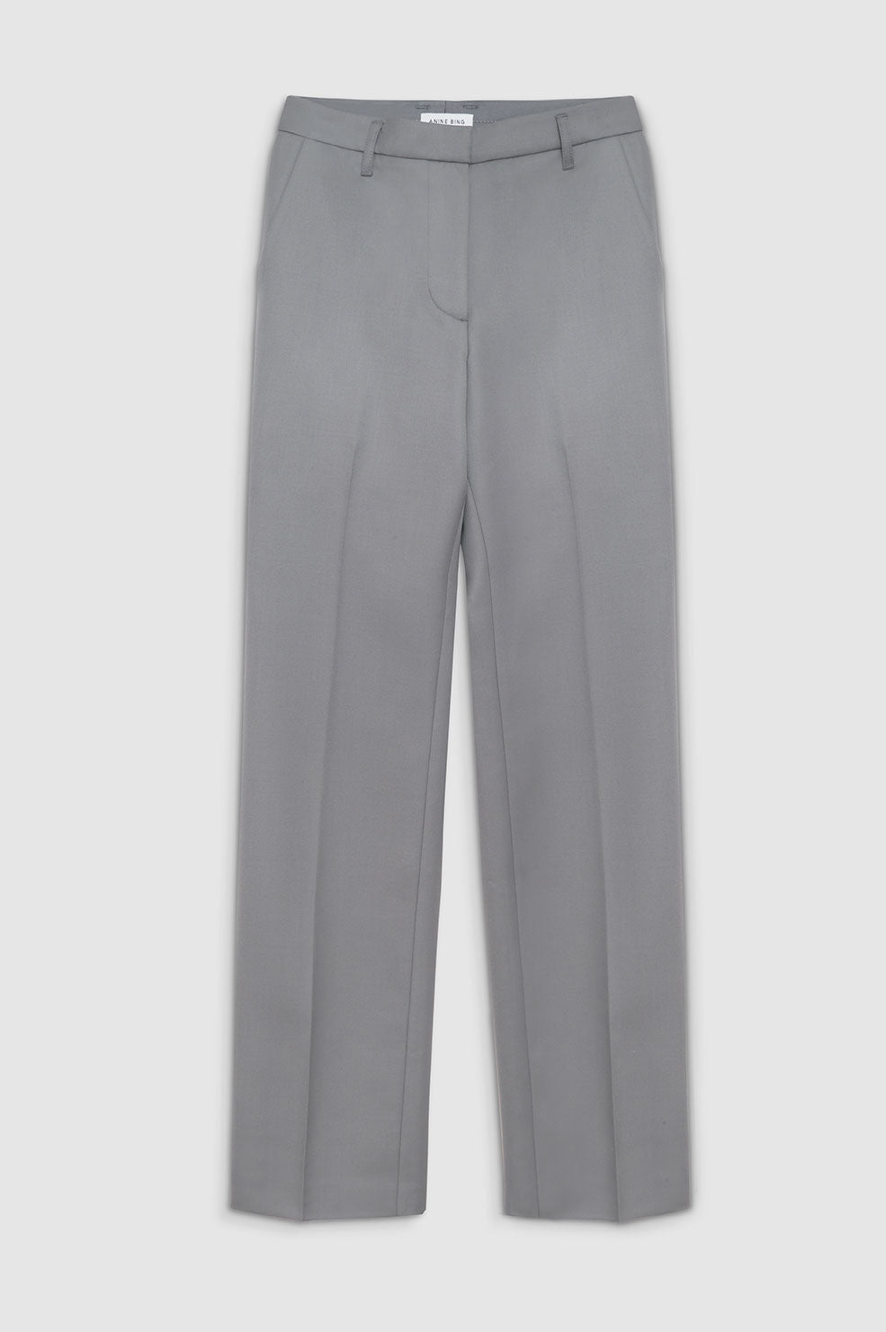 ANINE BING Classic Pant - Grey - Front View