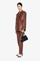 ANINE BING Colton Track Pant - Brown