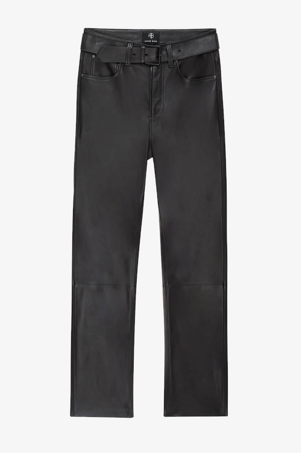 ANINE BING Connor Pant - Black - Front View