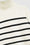 ANINE BING Courtney Sweater - Ivory And Black Stripe - Detail View