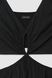 ANINE BING Dione Dress - Black - Detail View