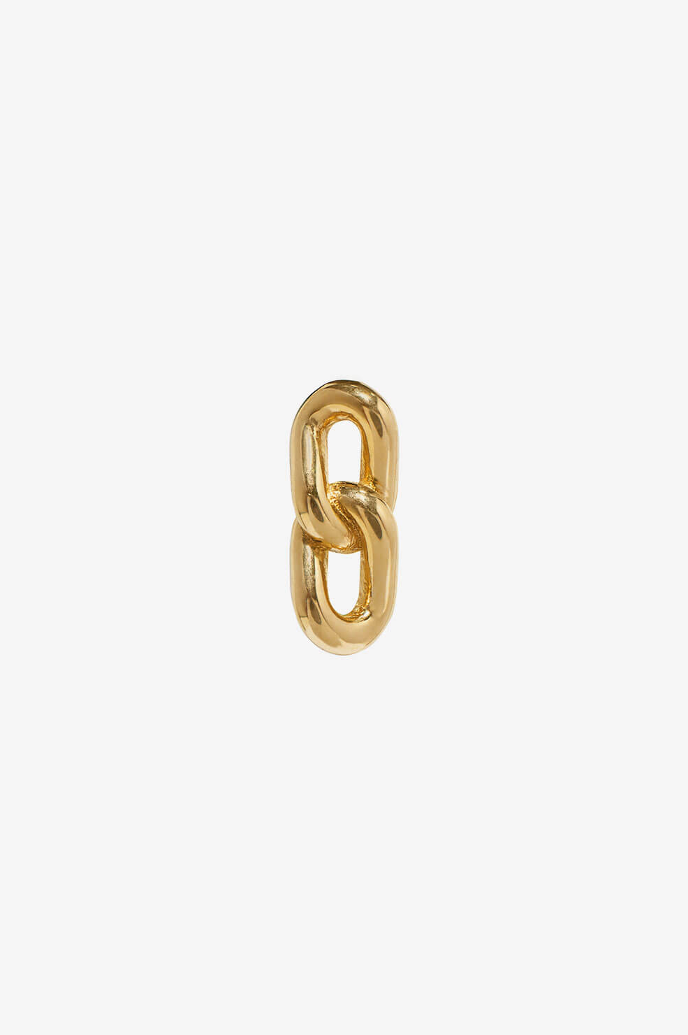 ANINE BING Mini Double Link Stud - Gold