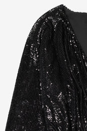 ANINE BING Elena Dress - Black Sequin