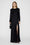 ANINE BING Freja Dress - Black Butterfly Jacquard - On Model Front