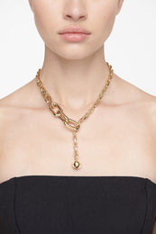 ANINE BING Gradual Chain Necklace - Gold