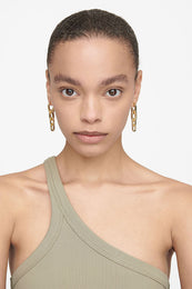 ANINE BING Gradual Link Earrings - Gold