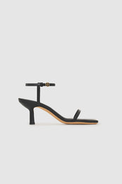 ANINE BING Invisible Sandals - Black - Side Single View