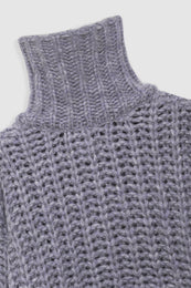 ANINE BING Iris Sweater - Ash Violet - Detail View