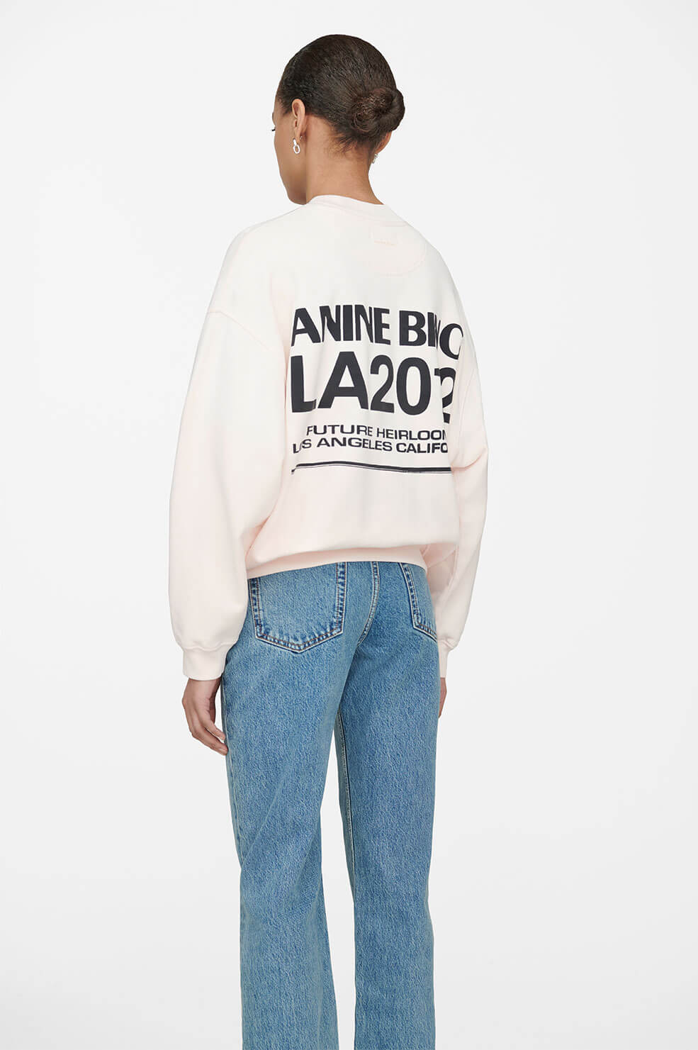 ANINE BING Jaci Sweatshirt Bing LA - Washed Pink