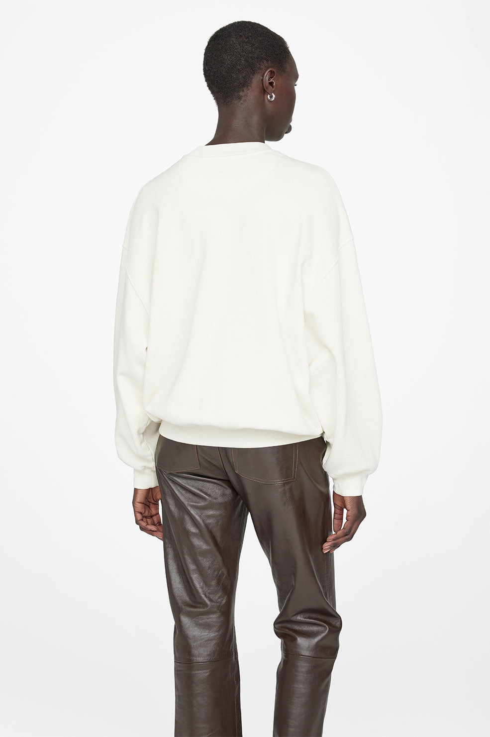 ANINE BING Jaci Sweatshirt Rio De Janeiro - Cream