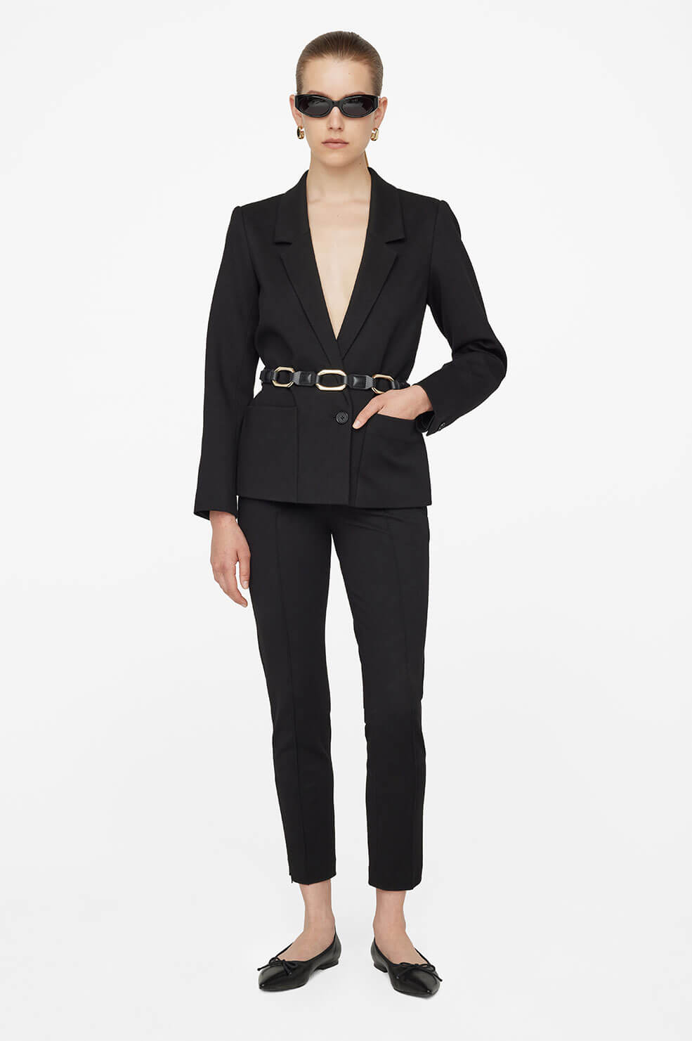 ANINE BING Ian Pant - Black
