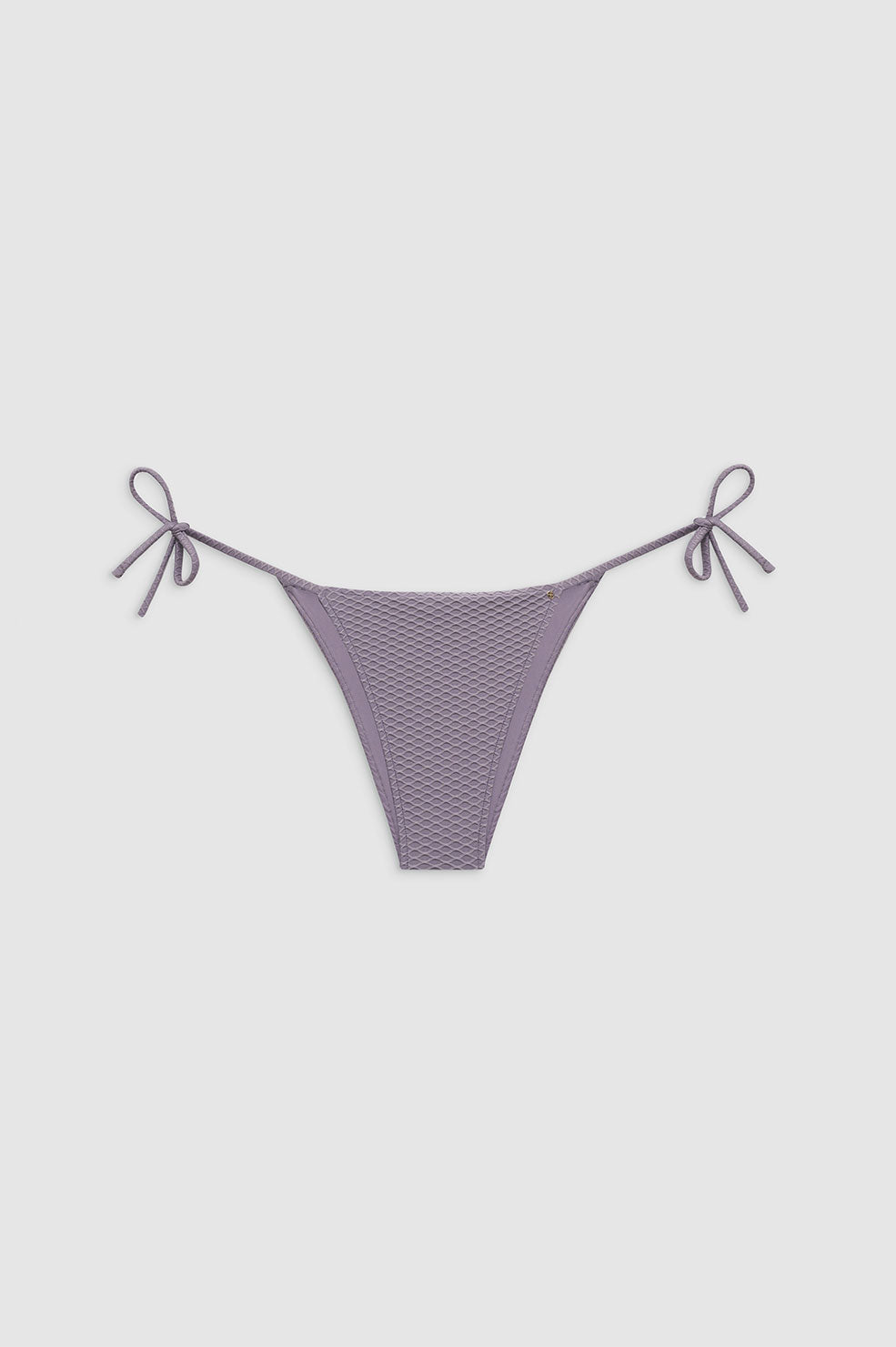 ANINE BING Leno Bikini Bottom - Violet - Front View
