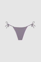 ANINE BING Leno Bikini Bottom - Violet - Front View