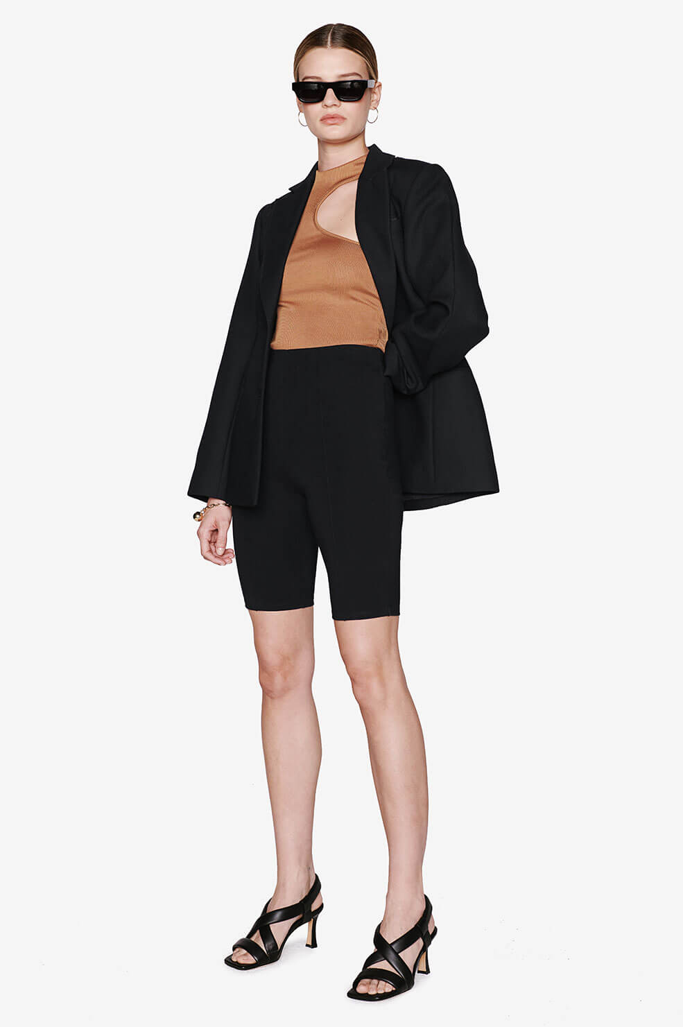 ANINE BING Toby Short - Black