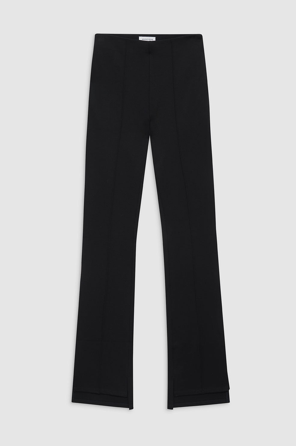 ANINE BING Lex Pant - Black - Front View