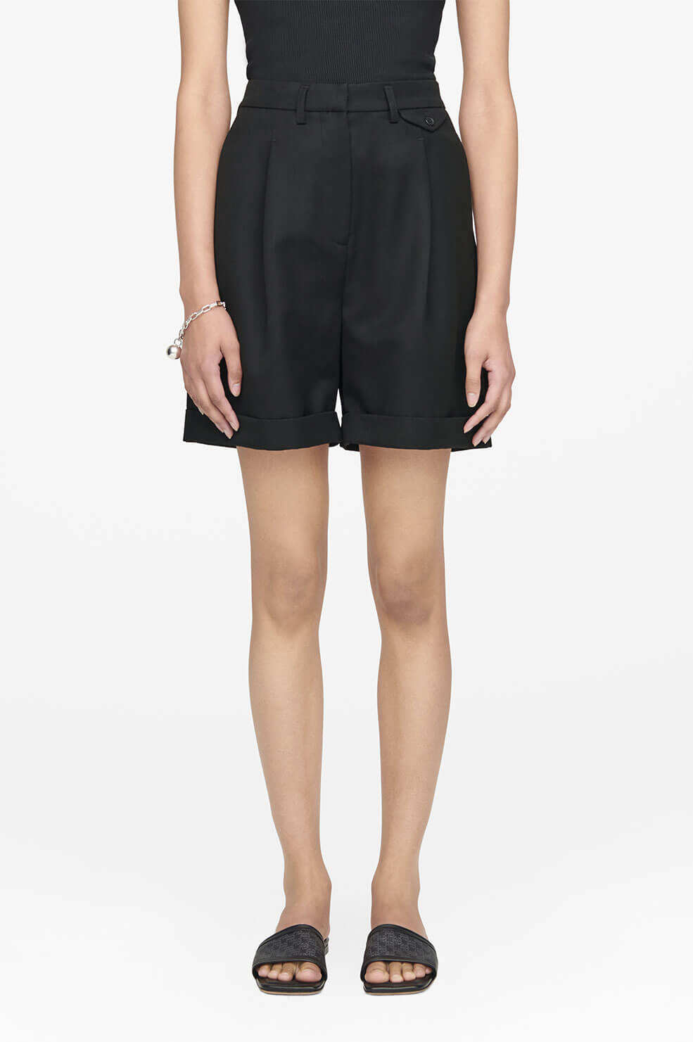 ANINE BING Liza Short - Black