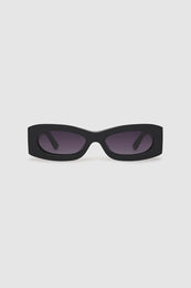 ANINE BING Malibu Sunglasses - Black - Front View